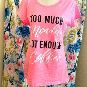 Pink t-shirt, size Medium, like new!